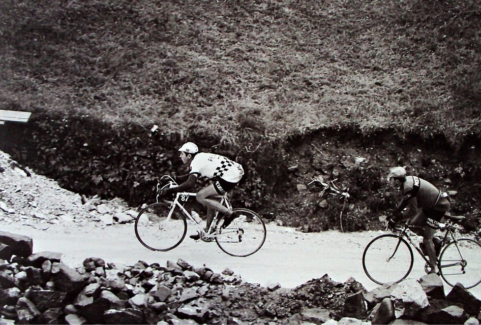 Eddy Merckx's first Giro d'Italia 1967. He won the. first Giro stage on the Blockhaus