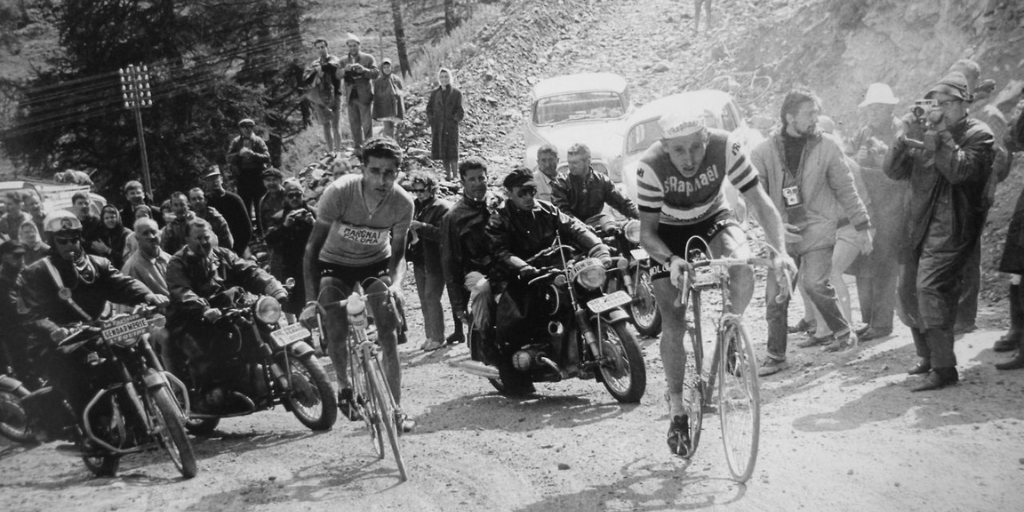 Federico Bahamontes ans Jacques Anquetil Tour de France 1963