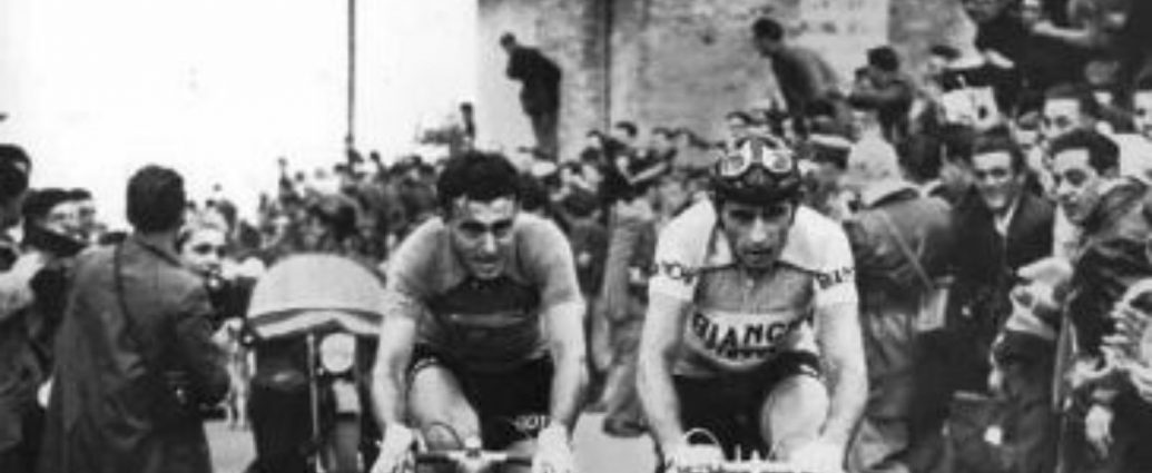 Louison Bobet and Fausto Coppi Giro di Lombardia 1951