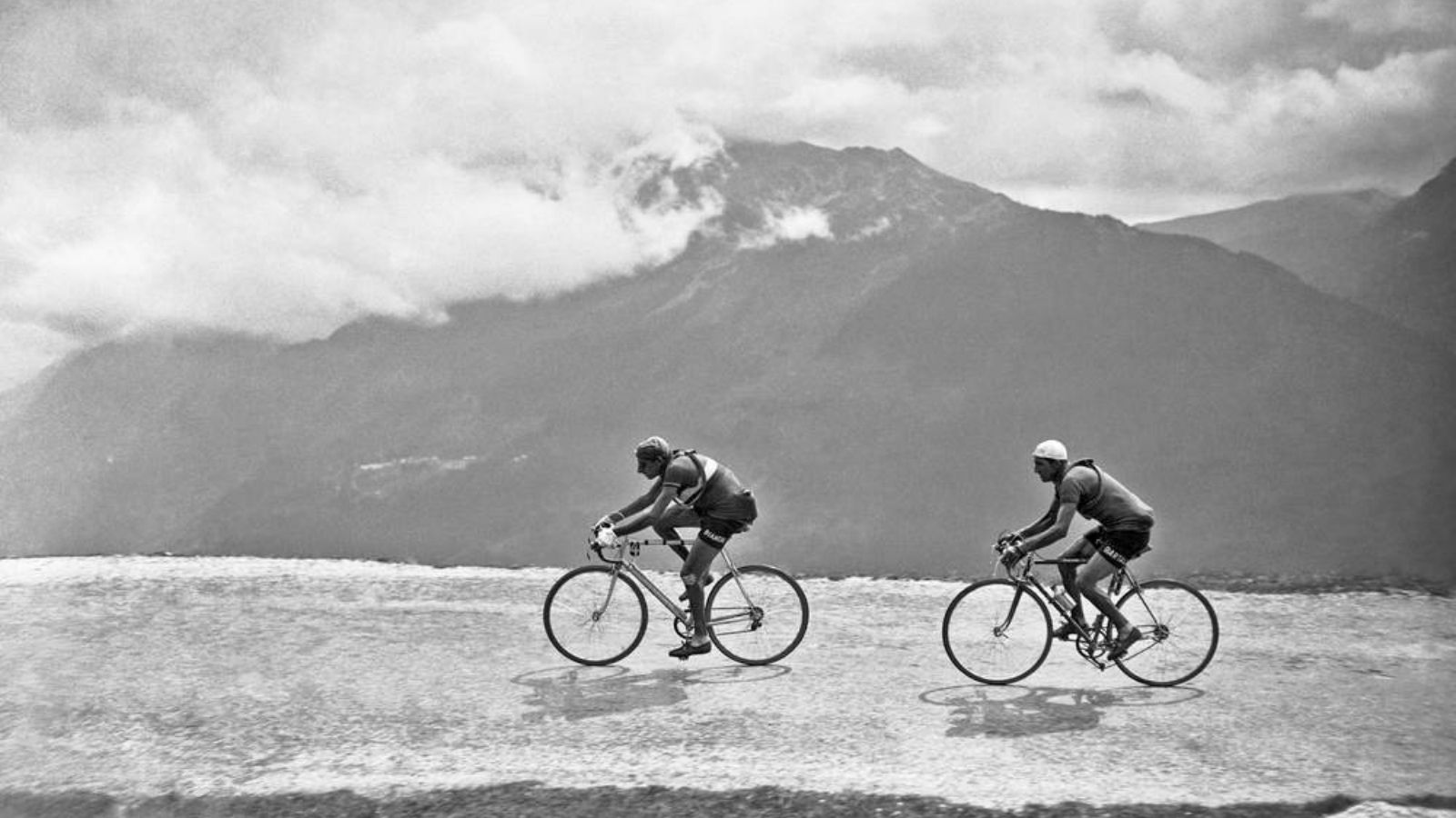 Fausto Coppi and Gino Bartali at the Tour de France 1949