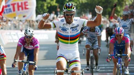 Record breaking vicrory of Mario Cipollini 42 stage victories at the Giro d'Italia