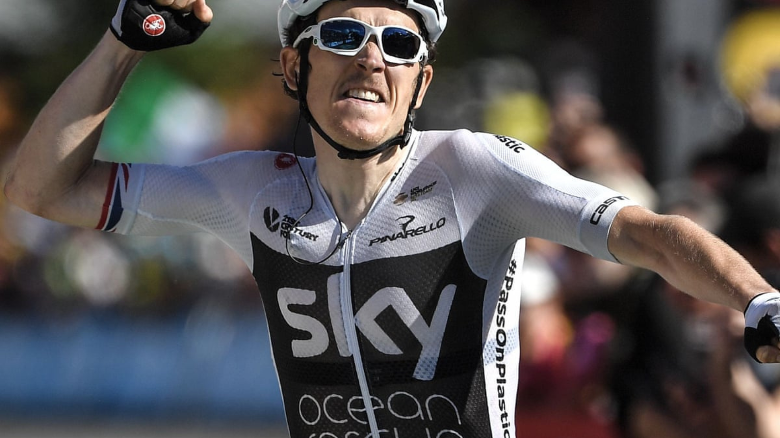 Geraint Thomas claims the yellow jersey after winning stage 11 of Tour de France 2018