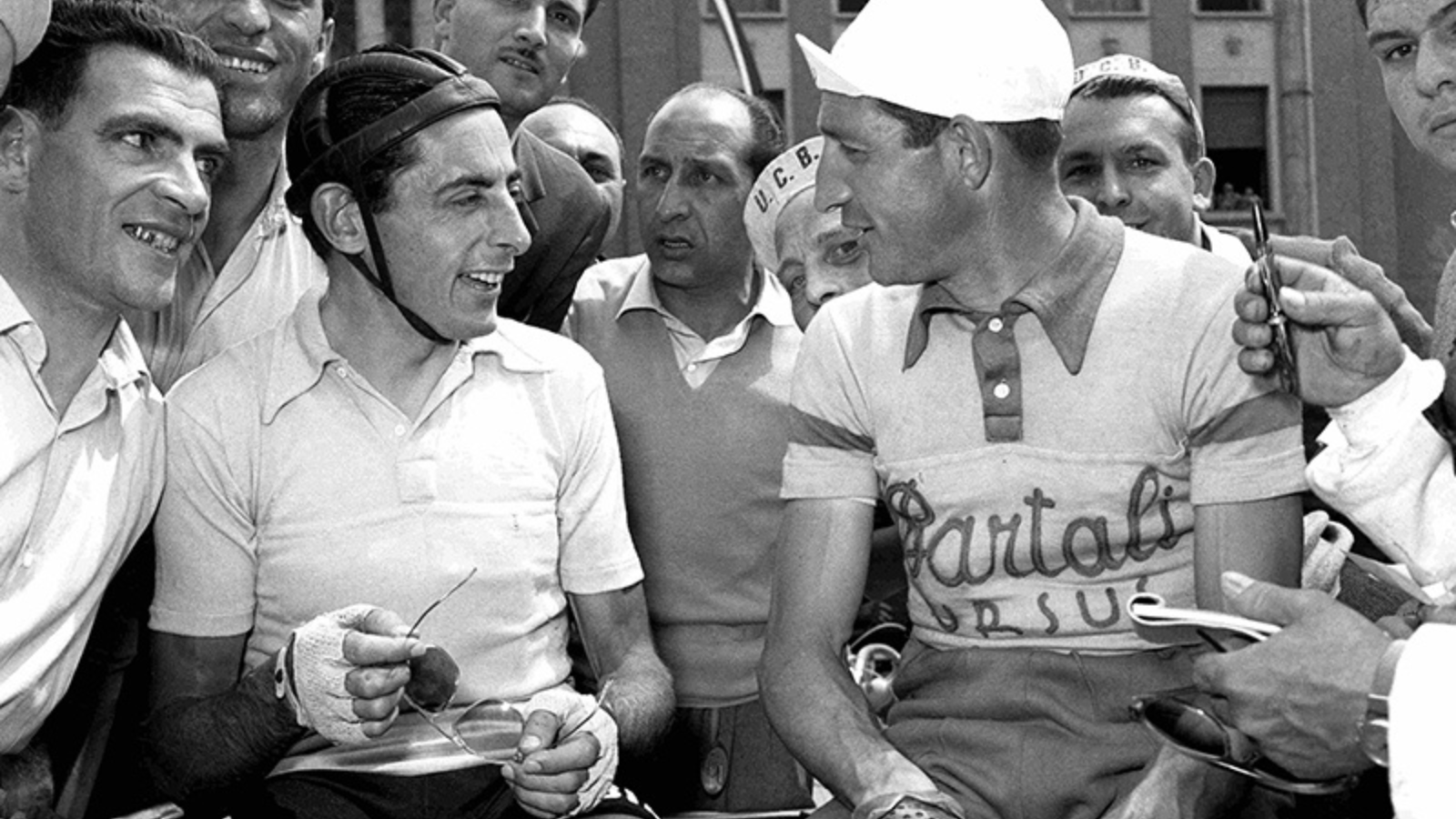 Fausto Coppi and Gino Bartali
