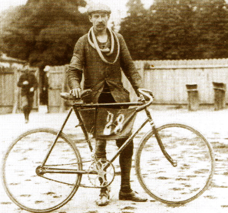 at the start of the first Tour de France in 1903, there was a Belgian  cyclist, who rode under the pseunonym 'Samson'.
