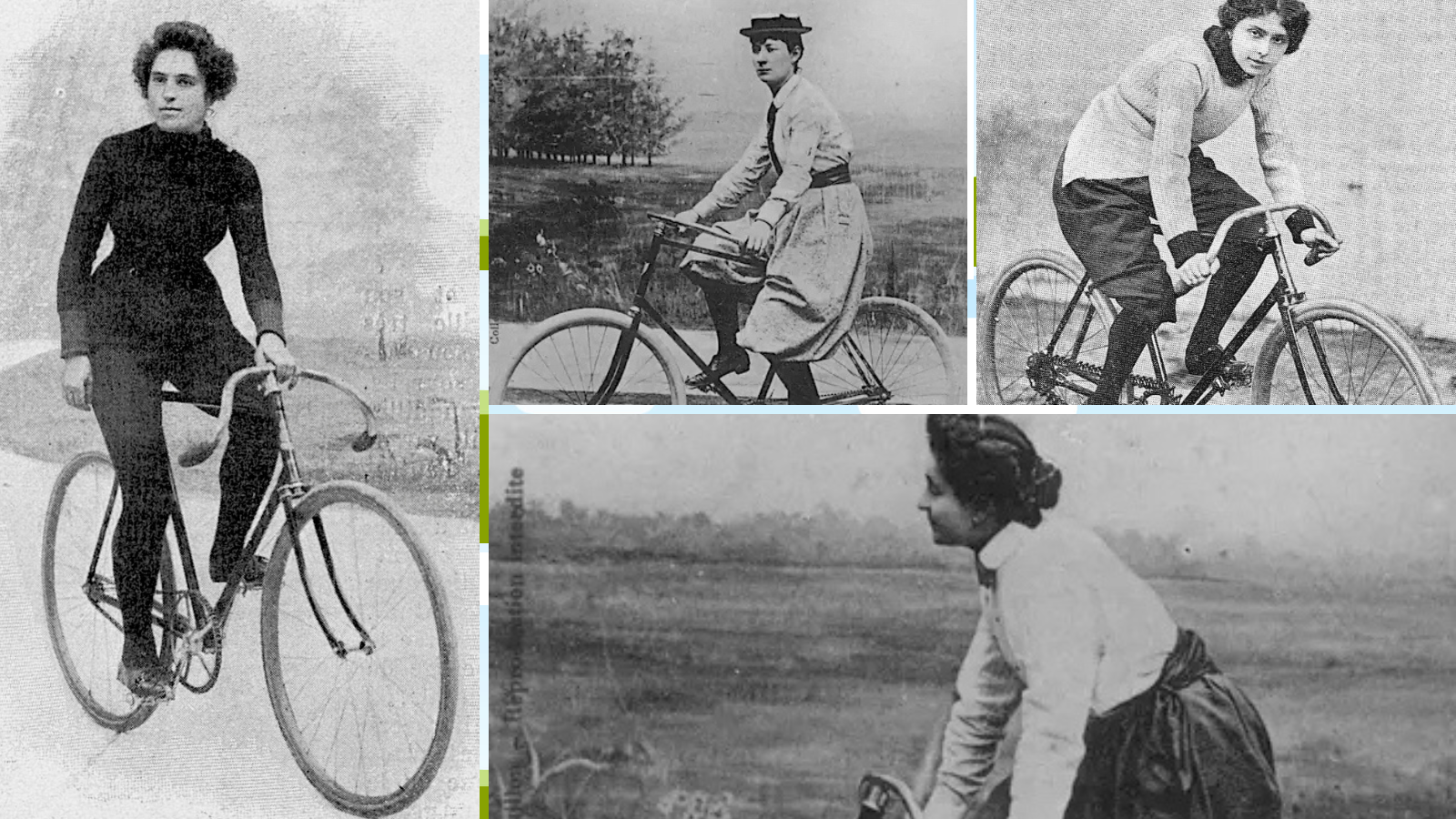 19th century female cyclists hor record holders netween 1893 and 1897