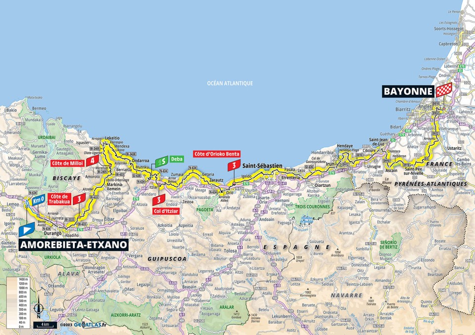 map of tour de france 2023 stage 3