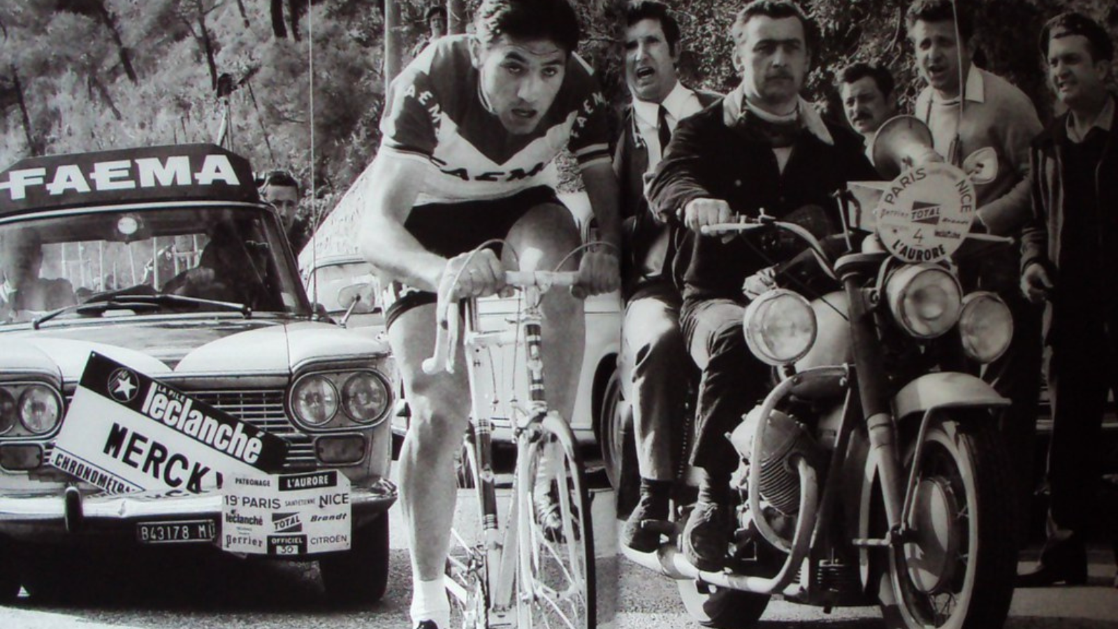 Eddy Merckx in the final individual time trial of Paris-Nice 1969