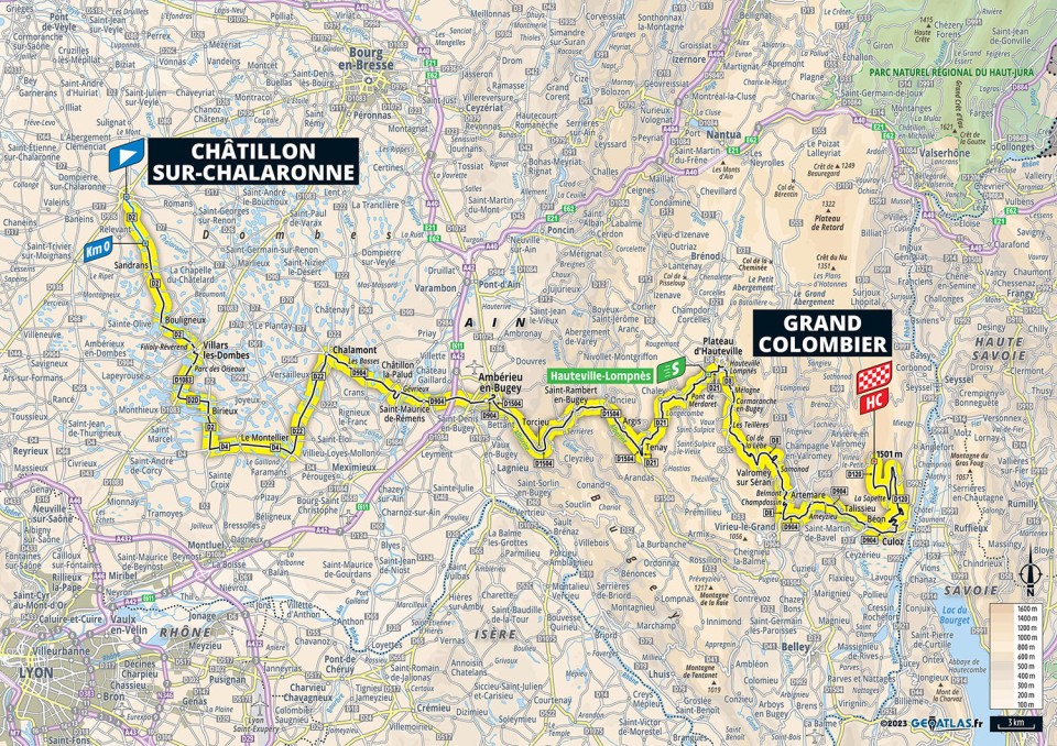 Stage 13 Tour De France 2024 Route Map Brooks Leticia