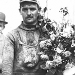 Luxembourgian cyclist Francois Faber, winner of Tour de France 1909