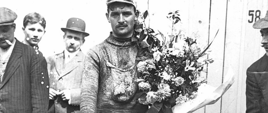 Luxembourgian cyclist Francois Faber, winner of Tour de France 1909